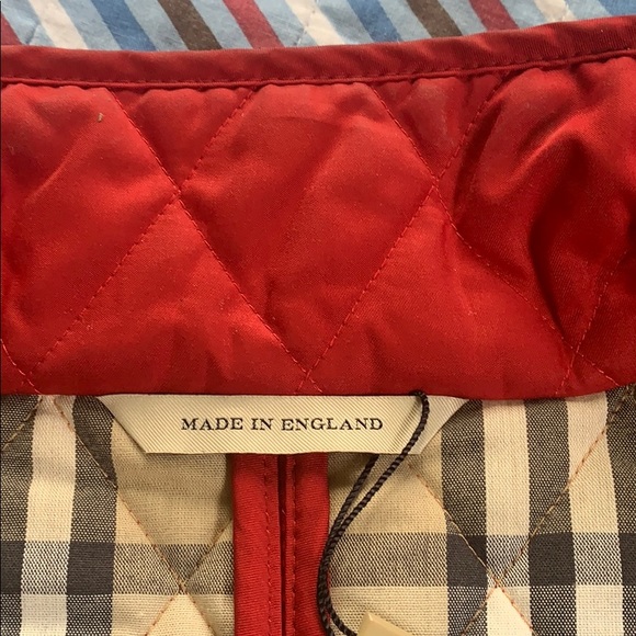 COPY - Burberry jacket red size medium.